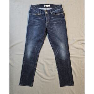 Levi's 529 Curvy Skinny Leg Women's Size 12 31x32 Dark Wash Blue Denim Jeans